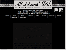 Tablet Screenshot of mcadamsltd.com